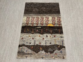 Gabbeh Tappeto 150 x 100 Beige (Iran) Annodato A Mano