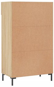 Scarpiera Rovere Sonoma 60x35x105 cm in Legno Multistrato