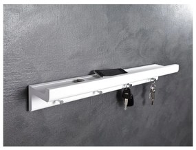 Appendiabiti da parete in legno di abete bianco con ripiano Trays - Tomasucci