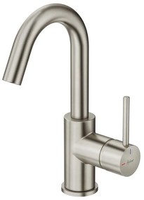 Rubinetto per lavabo TAYRONA nichel satinato HUBER H 26.4 cm