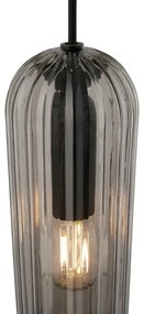 Nordlux - Lampada a sospensione su cavo MIELLA 1xE27/25W/230V fumé
