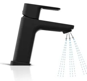 Ravak X070148 - Miscelatore per lavabo FREE 14,4 cm nero