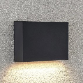 Applique da esterni a LED Jarte Lindby, Nero, Plastica, Moderno, Applique LED da esterni