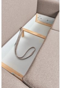 Divano letto variabile beige ad angolo Pop - Bonami Selection