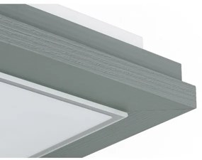 Argon 1868 - Plafoniera TABOR 4xE27/15W/230V 42x42 cm grigia