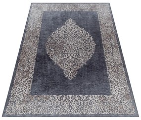 Tappeto lavabile antracite 80x150 cm Fiesta - Ayyildiz Carpets