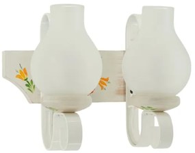 Brilagi - Applique da parete QUEEN 2xE14/40W/230V faggio/crema