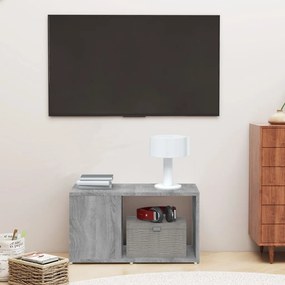 Mobile Porta Tv Grigio Sonoma 60x24x32 Cm İn Legno Multistrato /