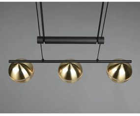 Trio - Lampadario a sospensione con filo FLETCHER 3xE14/40W/230V ottone