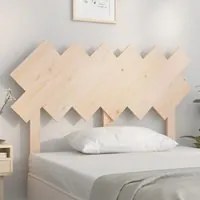 Testiera per Letto 122,5x3x80,5 cm in Legno Massello di Pino cod mxl 48452