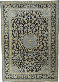Kashan Tappeto persiano 300 x 420 Blu (Iran) Annodato A Mano