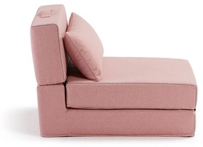 Kave Home - Pouf letto Arty 70 x 89 (200) cm rosa