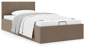 Giroletto Con Contenitore Grigio Talpa İn Tessuto 90x200 Cm /