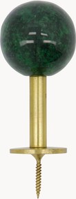 Set di 2 ganci da parete in metallo fatti a mano Ball