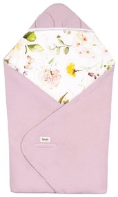 Lionelo - Sacco avvolgente per seggiolino auto TRAVEL SWADDLE 90x90 cm Rosa floreale