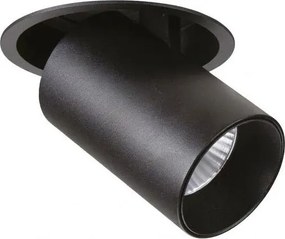 Ideal Lux - Faretto da incasso LED NOVA LED/12W/230V CRI 90 Ø 10 cm nero