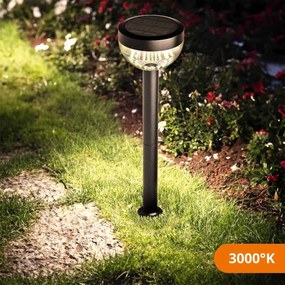 Lampada Solare da Giardino a Picchetto IP65 41cm CCT 120 lumen Colore Bianco Variabile CCT