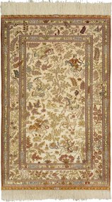 Ghom Tappeto orientale 150 x 100 Beige (Cina) Annodato A Mano