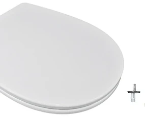 Copriwater GRACE a d dedicato per serie sanitari con chiusura rallentata sganciabile in urea bianco