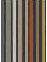 Cole & Son Carta da parati Carousel Stripe - Charcoal