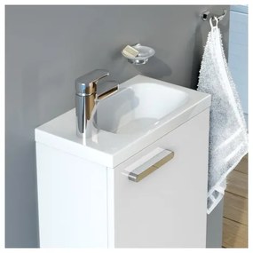 Ravak XJGL1100000 - Lavabo sospeso CHROME 40x22 cm in marmo colato/bianco