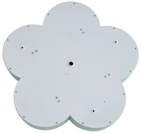 Plafoniera per bambini verde e bianca - Lucille