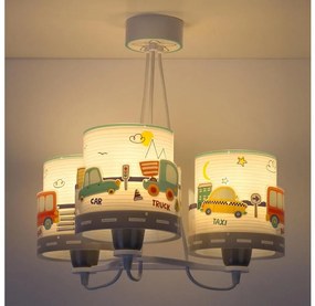 Dalber 61687 - Lampadario per bambini BABY TRAVEL 3xE27/60W/230V