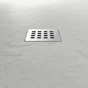 Piatto doccia in resina 80x120 rettangolare Karen grigio pietra