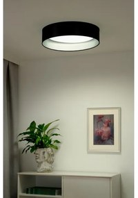 Duolla - Plafoniera LED ROLLER LED/24W/230V diametro 45 cm nero/argento