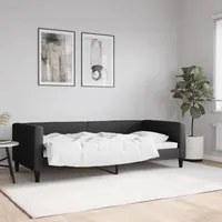 Letto da Giorno Nero 90x200 cm in Tessutocod mxl 94641