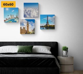 Set di quadri – Monumenti famosi del mondo