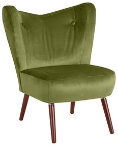 Poltrona verde Velvet Sari - Max Winzer