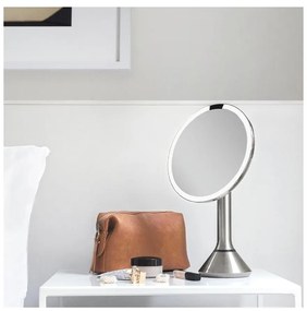 Specchio per make-up con illuminazione/con ingrandimento (5x) ø 20 cm Sensor – simplehuman