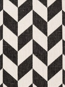 Passatoia da interno ed esterno nera/color crema 80x200 cm Haringey Terrick – Ted Baker