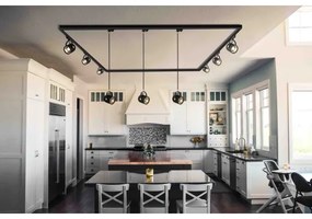 Argon 4311 - Faretto per sistema a binario NET 1xE27/15W/230V nero