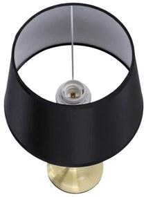 Lampada da tavolo PRIMA GOLD 1xE27/60W/230V nero/oro