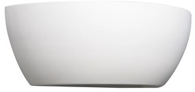 Applique da parete moderna bianca - Hiske