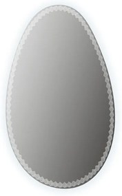 Specchio con illuminazione integrata bagno ovale Sting L 76 x H 98 x P 3 cm trasparente