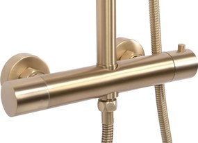 Set doccia con termostato REA VINCENT Gold Brush