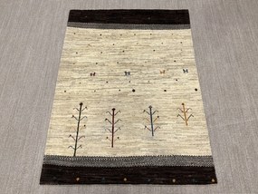 Gabbeh Tappeto persiano 140x200 Beige (Iran) Annodato A Mano