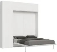 Letto Matrimoniale a Scomparsa Salvaspazio Kentaro H250 cm Bianco