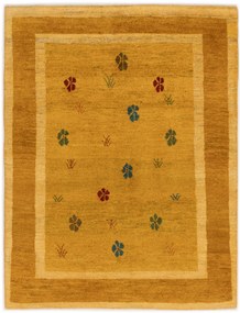 Gabbeh Tappeto persiano 150x190 Giallo (Iran) Annodato A Mano
