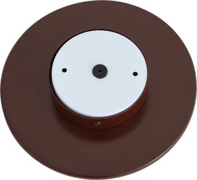 Lampada da parete retrò marrone con sfera opale rotonda 20 cm IP44 - Lila