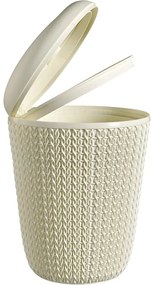 Cestino da bagno bianco , 7 l Knit - Curver