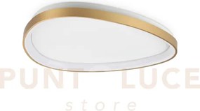 Gemini plafoneira 30 w on-off 3000 lm 2700 k ottone
