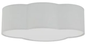 Brilagi - Plafoniera per bambini NIMBUS MINI 2xE27/15W/230V 31x43 cm grigio