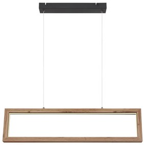 Globo 67287H - Lampada a sospensione con cavo MANDERA LED/24W/230V, marrone