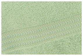 Asciugamano verde in puro cotone, 50 x 90 cm - Foutastic