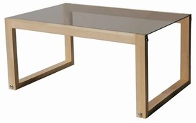 Tavolino in colore naturale 55x85 cm Via - Neostill