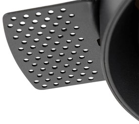 Faretto da incasso moderno nero GU10 AR111 rotondo senza cornice - Oneon Honey